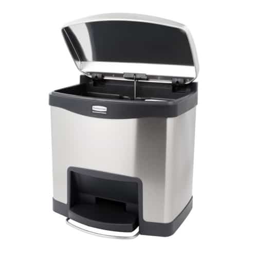 Rubbermaid Slim Jim Stainless Steel Bins - Image 4