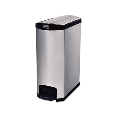 Rubbermaid Slim Jim Stainless Steel Bins - Image 6