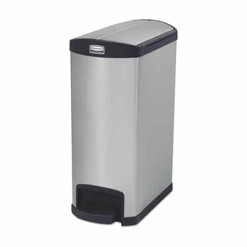 Rubbermaid Slim Jim Stainless Steel Bins - Image 5