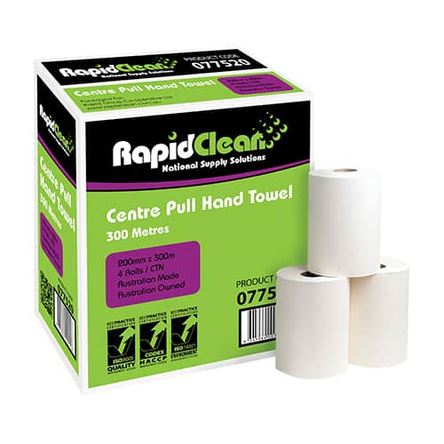 RapidClean Centre Pull Hand Towel 300m - Image 3