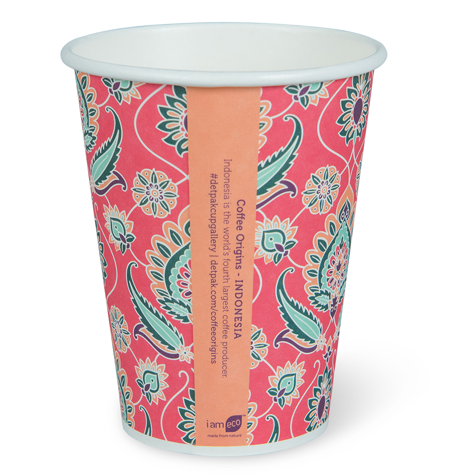 Detpak I Am Eco Coffee Origins Single Wall Hot Cups - Image 8