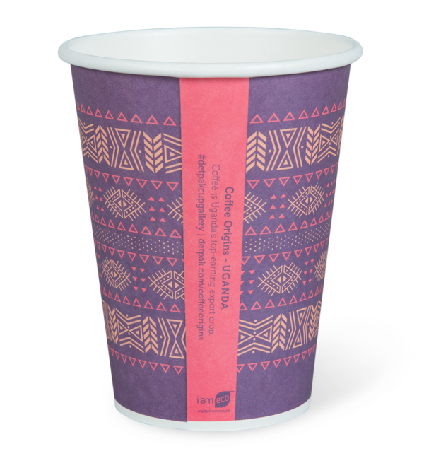 Detpak I Am Eco Coffee Origins Single Wall Hot Cups - Image 7