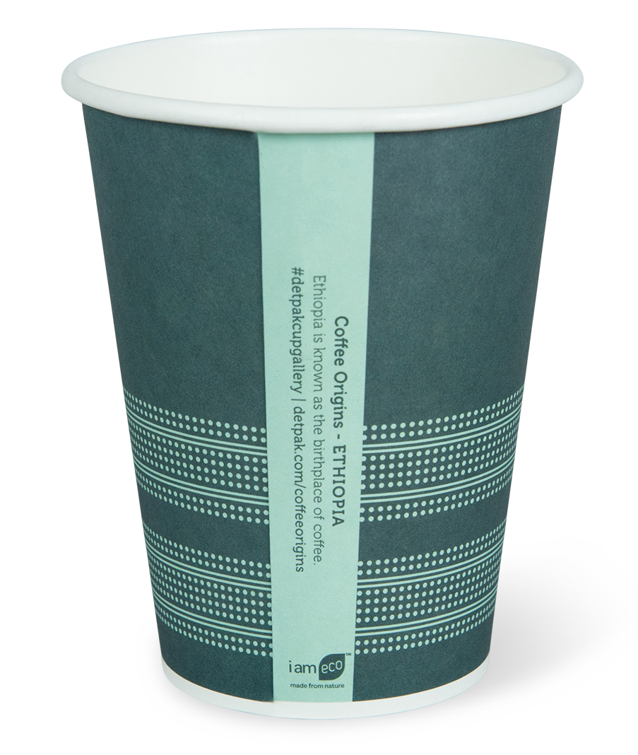Detpak I Am Eco Coffee Origins Single Wall Hot Cups - Image 6