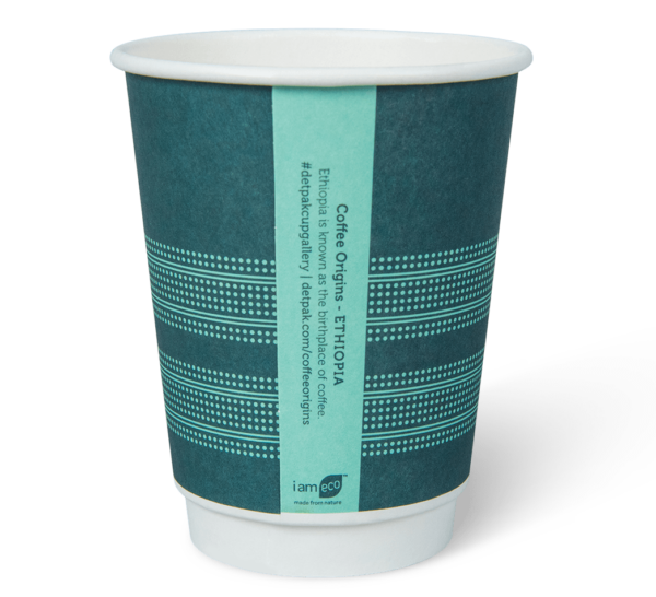 Detpak I Am Eco Coffee Origins Double Wall Hot Cups - Image 6